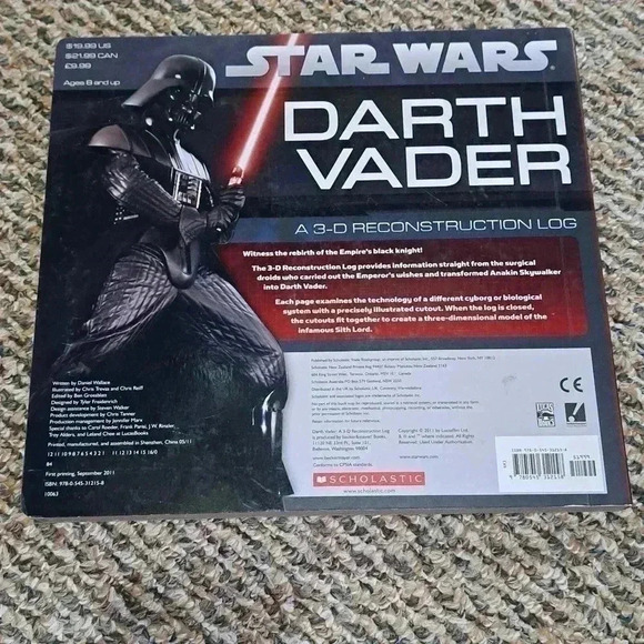 Star Wars Darth Vader Book 3D Reconstruction  Log - Picture 2 of 3